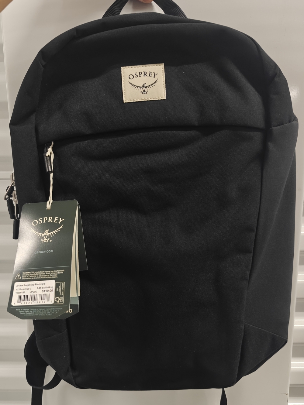 Osprey Arcane Large Day Commuter Backpack Black Heather Laptop Travel Urban